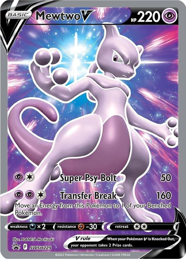 Sealed Mewtwo V - SWSH229 - SWSH: Sword & Shield Promo by Shaibz TCG on MYNTED