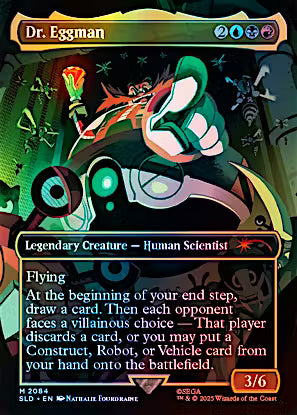 MTG Magic The Gathering Sonic Secret Liar Drop Dr. Eggman (Foil) M