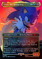 MTG Magic The Gathering Sonic Secret Liar Drop Sonic The Hedgehog (Foil) M