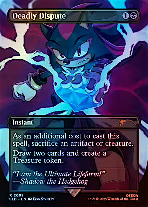 MTG Magic The Gathering Sonic Secret Liar Drop Shadow Deadly Dispute (Foil) R