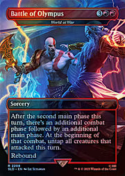 MTG Magic The Gathering PLaystation God Of War Secret Liar Drop Battle of Olympus (Foil) R