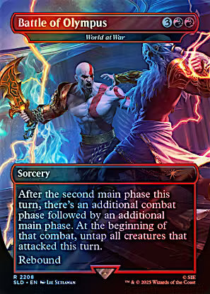 MTG Magic The Gathering PLaystation God Of War Secret Liar Drop Battle of Olympus (Foil) R