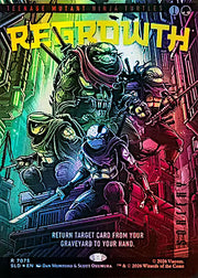 MTG Magic The Gathering Teenage Mutant Ninja Turtles Secret Liar Drop Regrowth (Foil) R