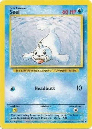 Seel Base Set (Unlimited) Uncommon 41 by PokeSource on MYNTED