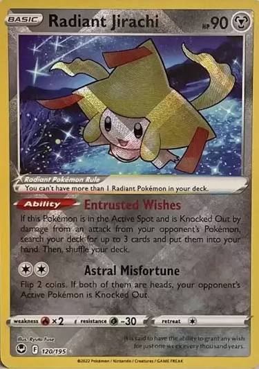 radiant jirachi silver tempest 120/195