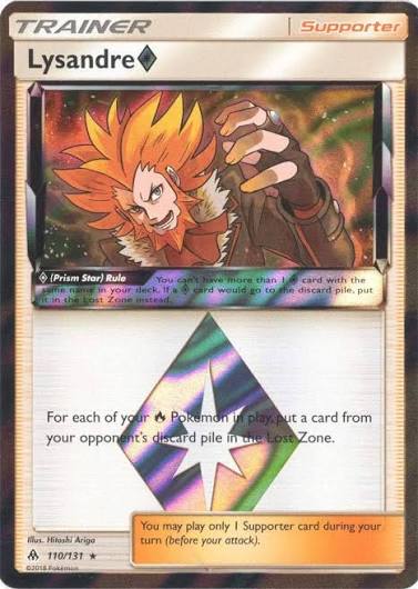 lysandre prism star forbidden light 110/131