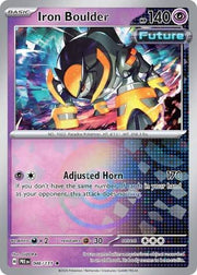 Iron Boulder POKEBALL REVERSE HOLO Prismatic Evolutions 046/131