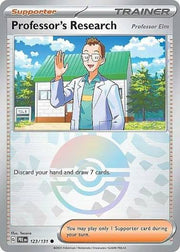 Professor's research POKEBALL REVERSE HOLO Prismatic Evolutions 123/131