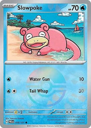 slowpoke POKEBALL REVERSE HOLO Prismatic Evolutions 018/131
