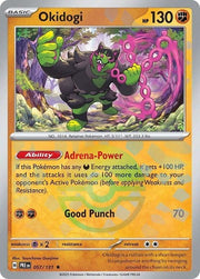 Okidogi POKEBALL REVERSE HOLO Prismatic Evolutions 057/131