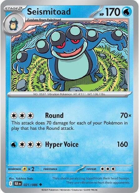 Seismitoad 021/086 · Normal (Black Bolt) by The Archive Stop on MYNTED