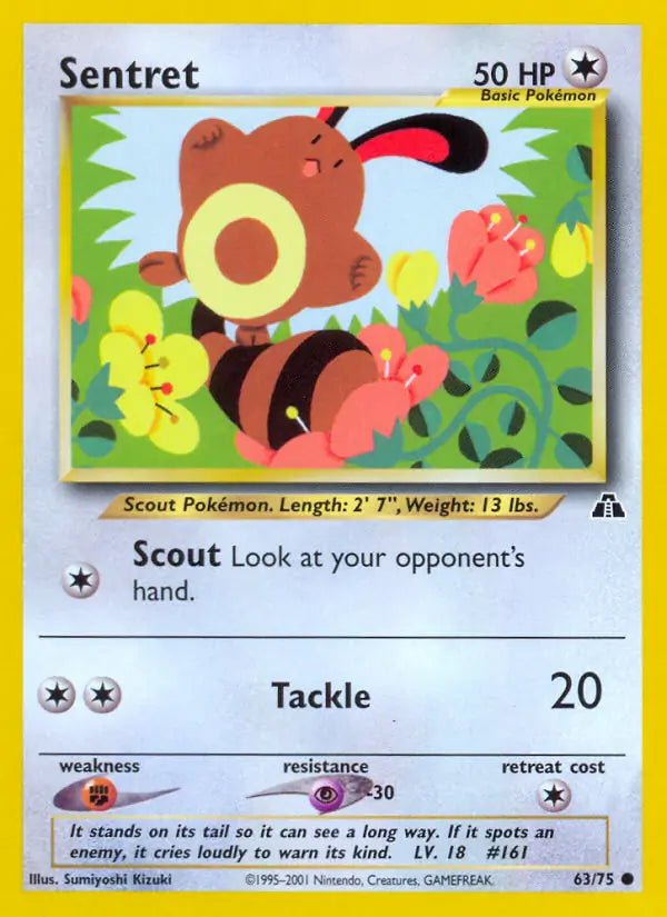 Sentret Neo Discovery Common • 63 Unlimited by Marnie’s TCG on MYNTED