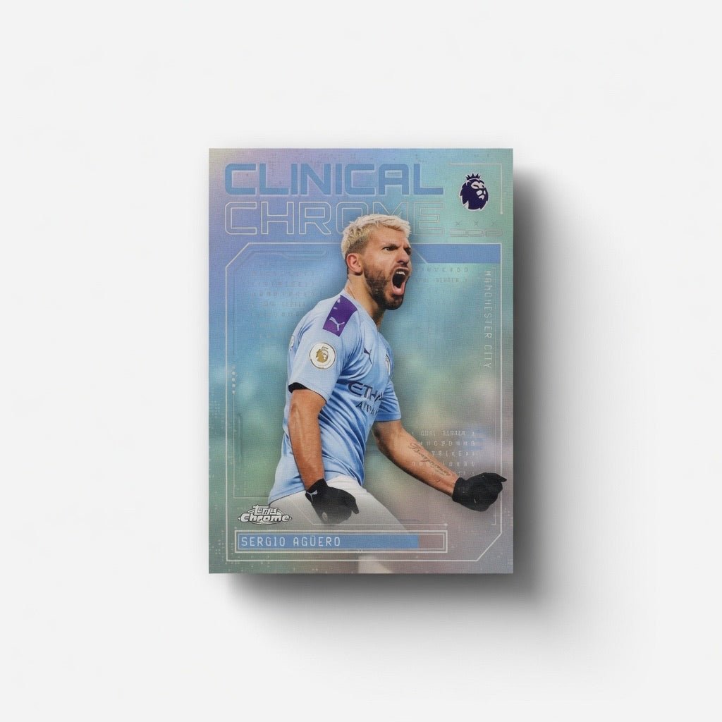 Sergio Agüero Clinical Chrome — 2026 Topps Chrome Premier League — Manchester City Legend by KitRoom Cards on MYNTED
