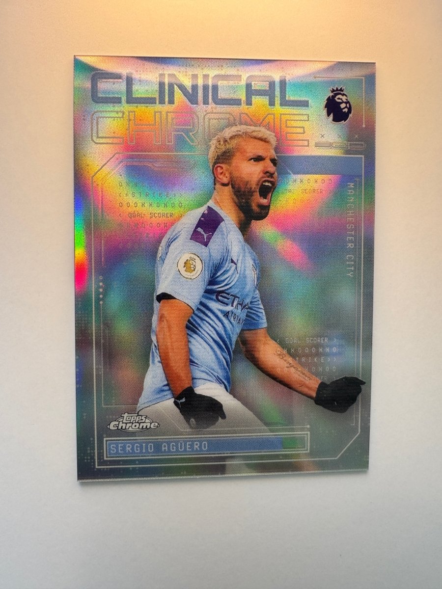 Sergio Agüero Clinical Chrome — 2026 Topps Chrome Premier League — Manchester City Legend by KitRoom Cards on MYNTED