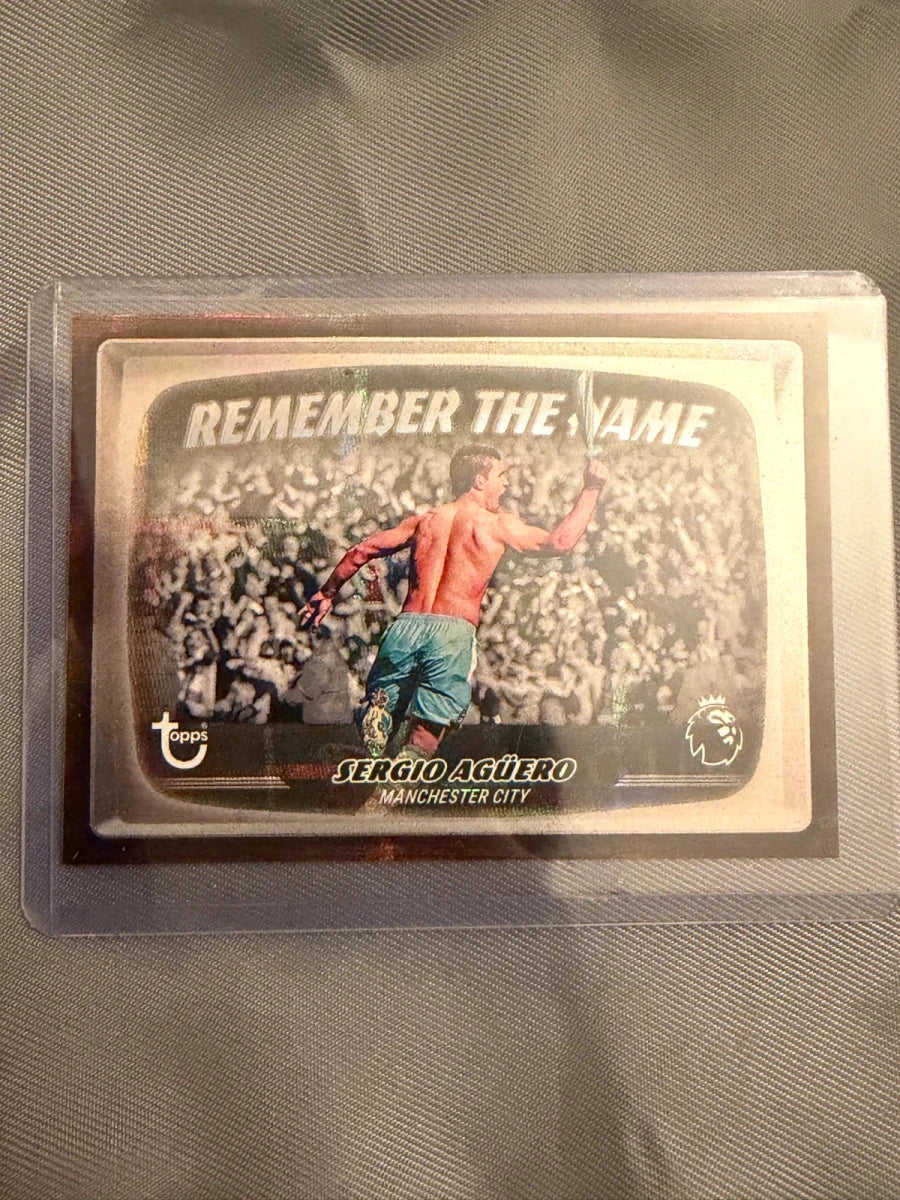 Sergio Agüero – Remember the Name Topps Premier League 2026/27 by dxbsoccercards on MYNTED