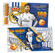 Sergio Ramos 100 Pesos UNCB banknote by UNCB on MYNTED