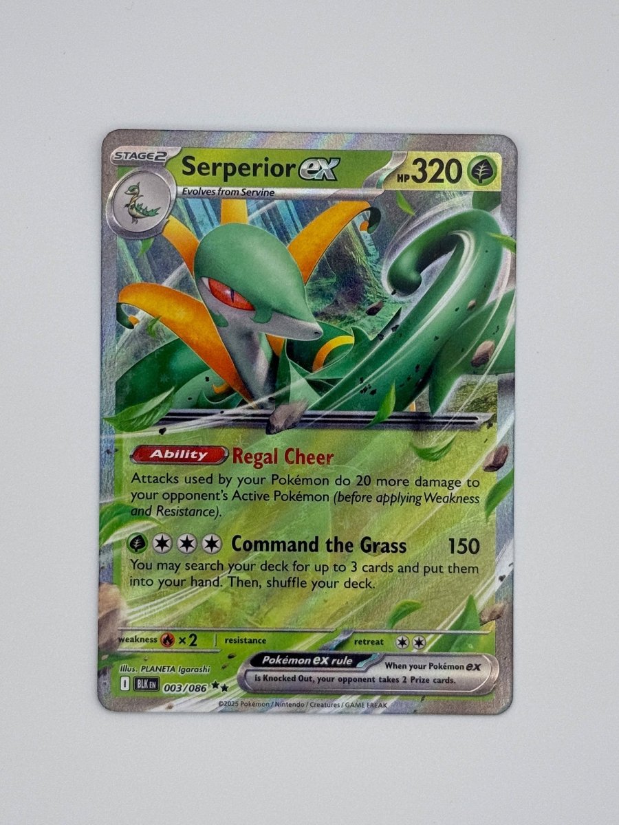 Serperior ex · Black Bolt (BLK) 003 by PokeMarsi on MYNTED
