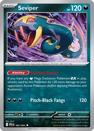 Seviper 062 - Phantasmal Flames by PokéPW on MYNTED