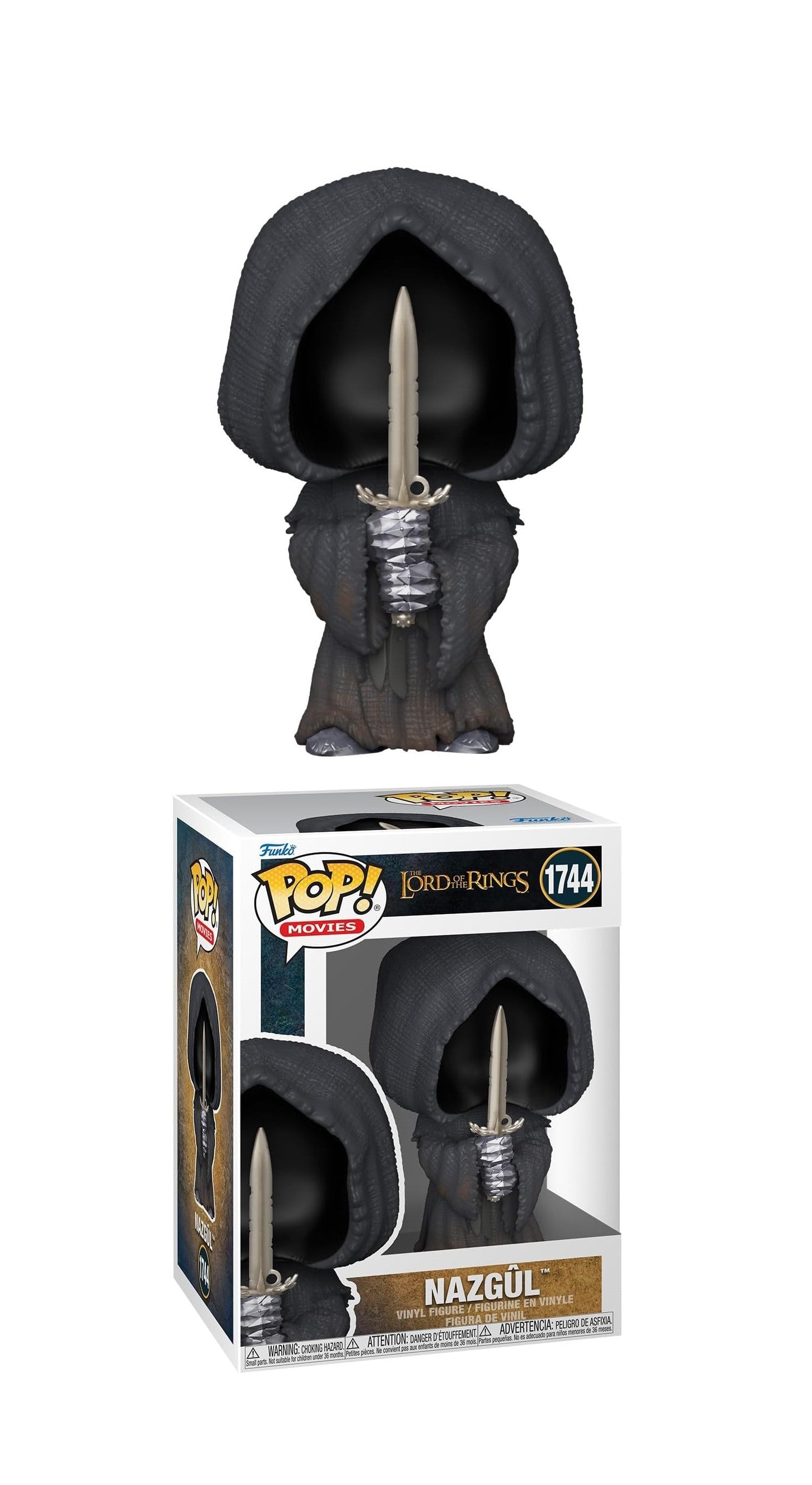 Funko Pop! Movies: The Lord Of The Rings - Nazgul #1744, Signed by Jed Brophy JSA Authenticated
