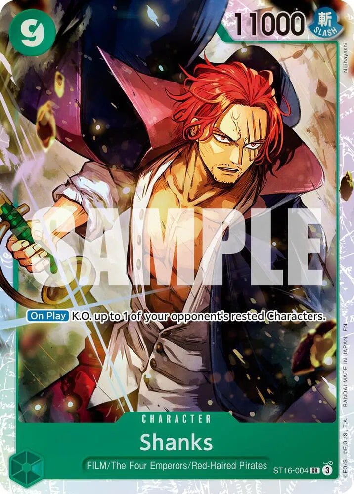 Shanks - ST16-004 (Reprint) Premium Booster -The Best- Vol. 2 SR ST16-004 by Fabio’s Black Box on MYNTED