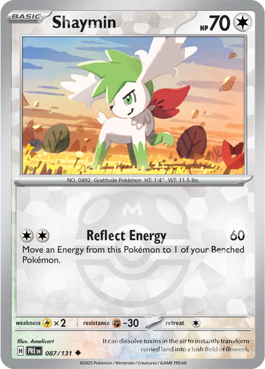 Shaymin - Master Ball Pattern - 087/131 by The Archive Stop on MYNTED