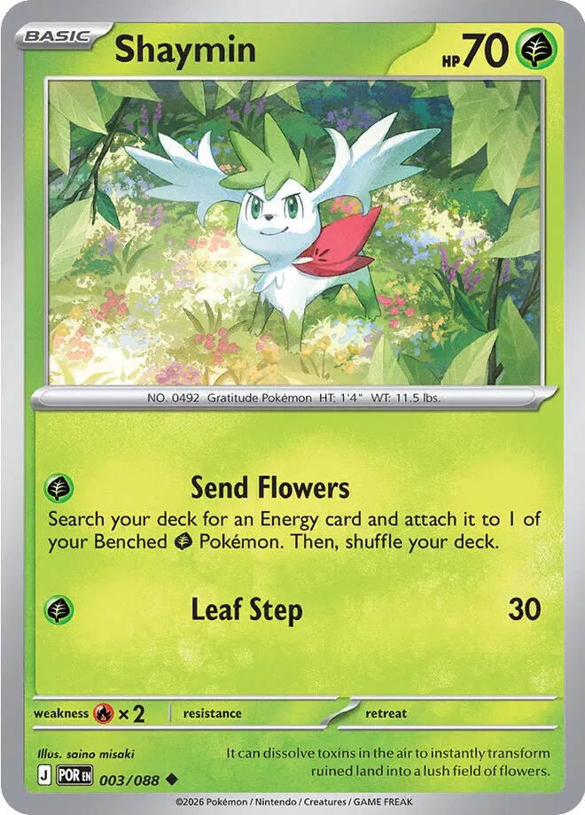 Shaymin Perfect Order Uncommon • 003/088 Normal by Pokezero on MYNTED