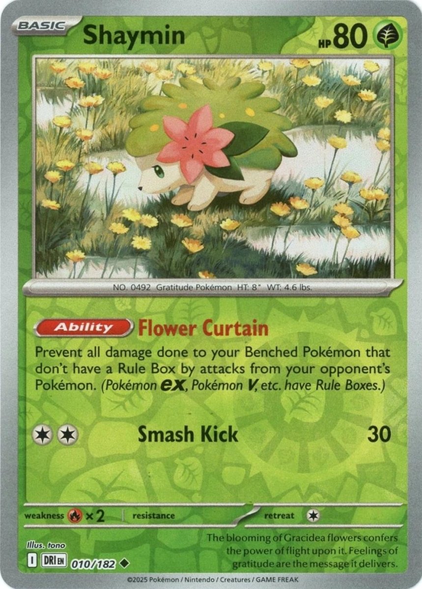 Shaymin [Reverse Holo] 10 Pokemon Destined Rivals by Moe‘s Vault on MYNTED