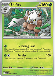 Shiftry 015/132 Reverse Holo | Mega Evolution by Worth the XP on MYNTED