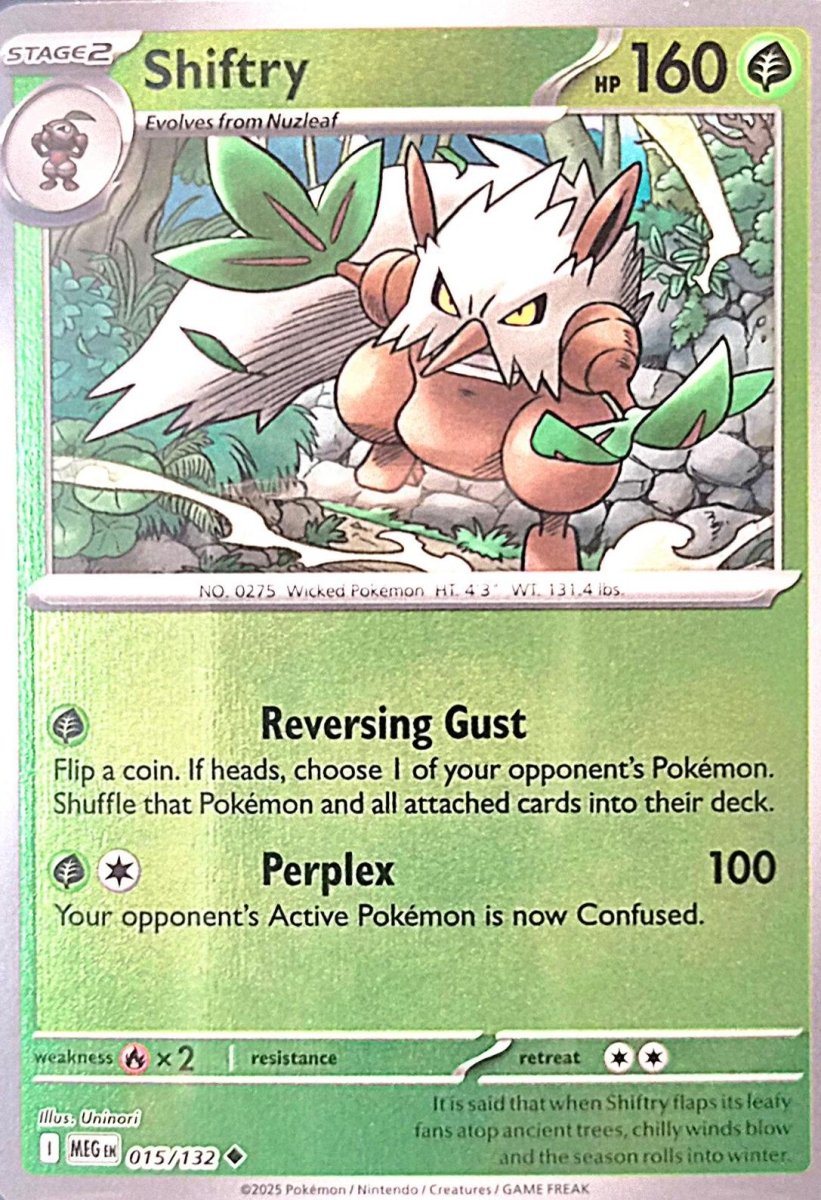 Shiftry [Reverse Holo] 15 Pokemon Mega Evolution by Moe‘s Vault on MYNTED