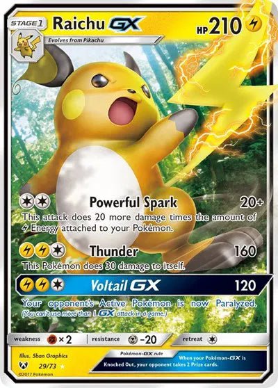 Shining Legends Riachu GX 29/73 by PlayVault on MYNTED
