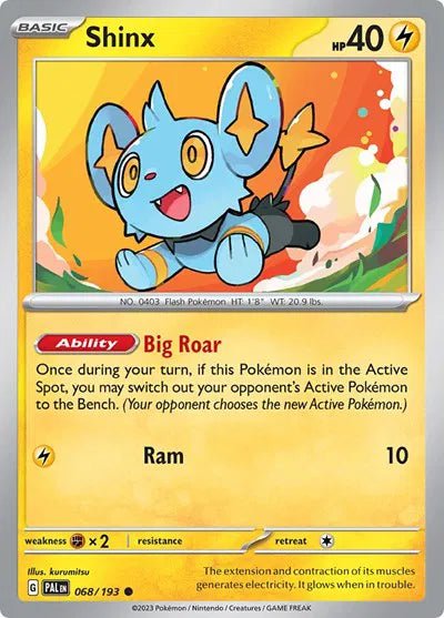 Shinx 068/193 · Reverse Holofoil (Paldea Evolved) by ISB Collector on MYNTED