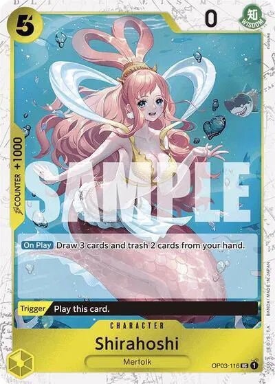 Shirahoshi (OP03 - 116) (Jolly Roger Foil) Premium Booster UC OP03 - 116 by Schmutzfink TCG on MYNTED