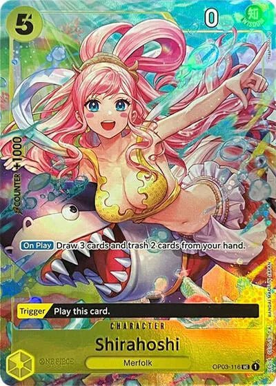 Shirahoshi (Premium Card Collection - BANDAI CARD GAMES Fest. 23 - 24 Edition - ) One Piece Promotion Cards UC • OP03 - 116 Foil by Marnie’s TCG on MYNTED