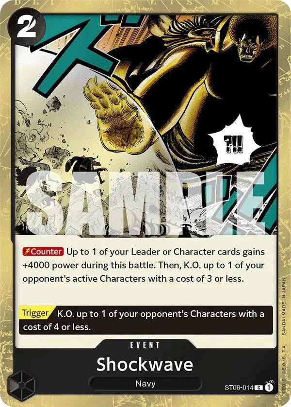 Shockwave (Jolly Roger Foil) Premium Booster C ST06 - 014 by Schmutzfink TCG on MYNTED