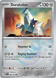 duraludon MASTER BALL REVERSE HOLO Prismatic Evolutions 069/131