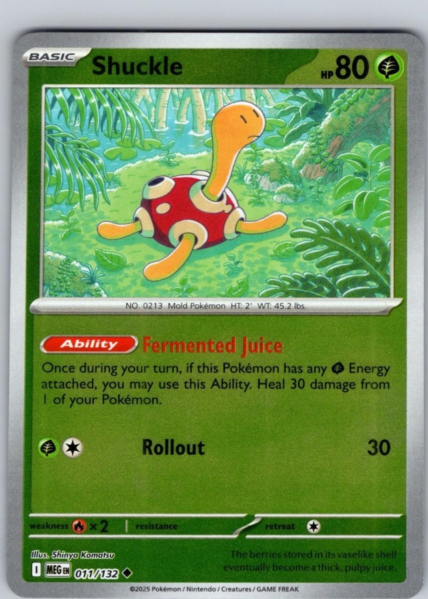 Shuckle [Reverse Holo] 11 Pokemon Mega Evolution by Moe‘s Vault on MYNTED