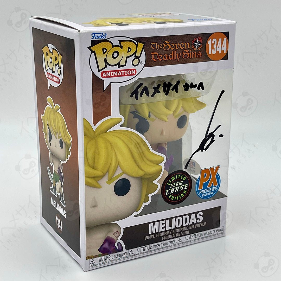 Signed Funko Pop Meliodas Seven Deadly Sins Chase by Ihemesai Collections on MYNTED