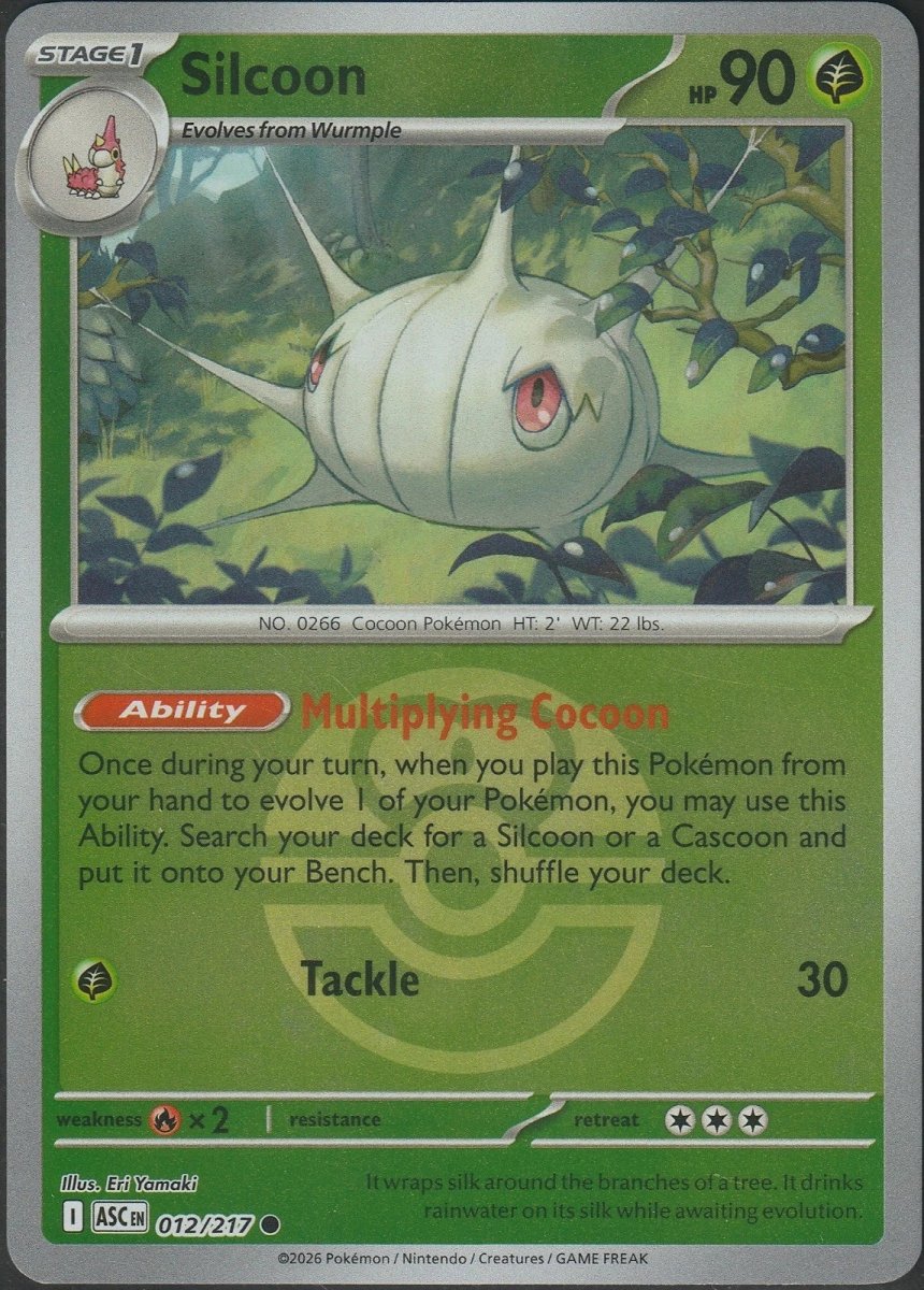 Silcoon - 012/217 (Love Ball) - ME: Ascended Heroes (ASC) by SAFAQATI on MYNTED