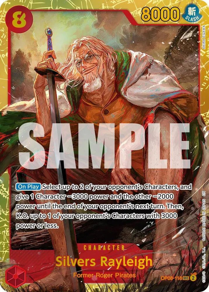 Silvers Rayleigh - OP08-118 (Reprint) Premium Booster -The Best- Vol. 2 SEC OP08-118 by Fabio’s Black Box on MYNTED