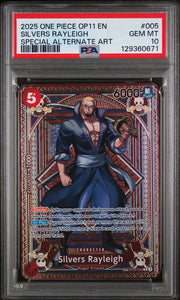 Silvers Rayleigh - Special Alternate Art - OP09 - 005 by The Archive Stop on MYNTED