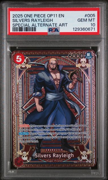 Silvers Rayleigh - Special Alternate Art - OP09 - 005 by The Archive Stop on MYNTED