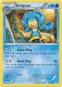 Simipour (Reverse Holofoil) BREAKthrough Rare 42 by PokeSource on MYNTED