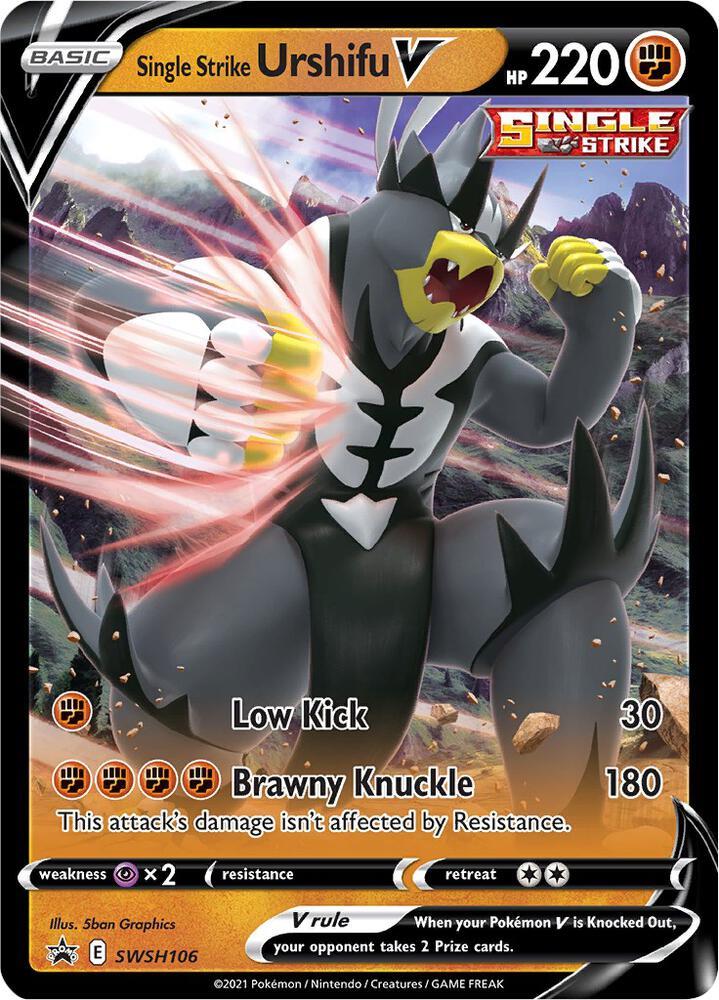 Single Strike Urshifu V Promo by Shaibz TCG on MYNTED