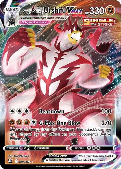 Single Strike Urshifu VMAX 086/163 (Battle Styles) by Mikeepulls on MYNTED