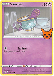 Sinistea 89 Pokemon Trick or Trade 2023 by Moe‘s Vault on MYNTED