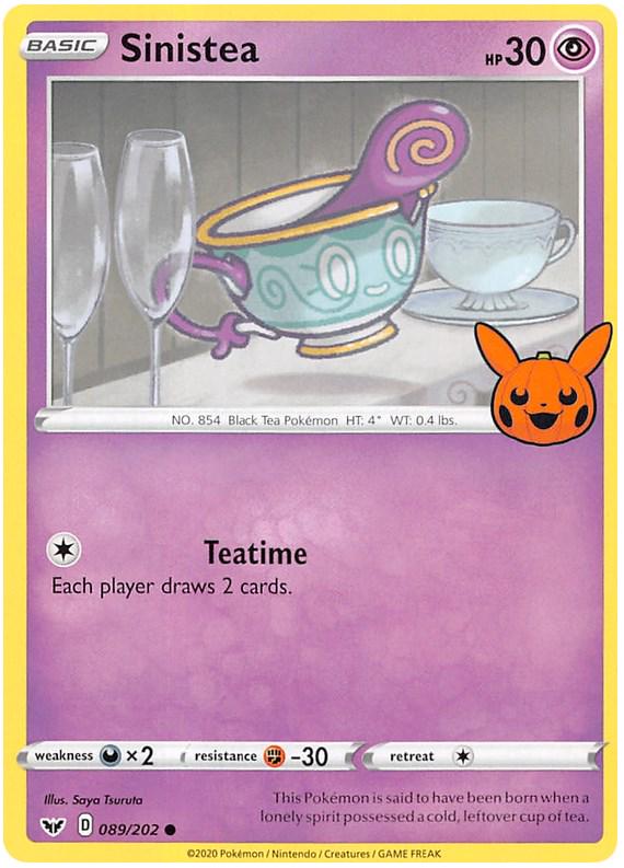 Sinistea 89 Pokemon Trick or Trade 2023 by Moe‘s Vault on MYNTED