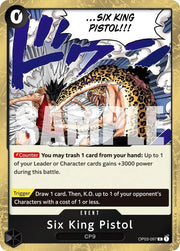 Six King Pistol (Reprint) Premium Booster -The Best- Vol. 2 R OP03-097 by Fabio’s Black Box on MYNTED