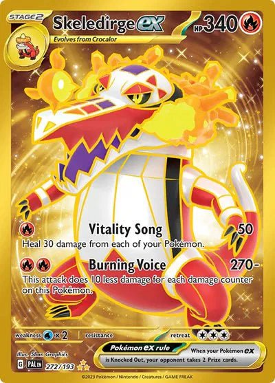 Skeledirge EX 272/193 - Paldea Evolved - Hyper Rare by Light Collectibles on MYNTED