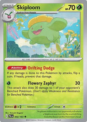 Skiploom 002/193 · Normal (Paldea Evolved) by Devastation Collectibles on MYNTED