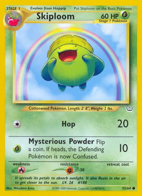Skiploom Neo Revelation Common • 52 Unlimited by Marnie’s TCG on MYNTED